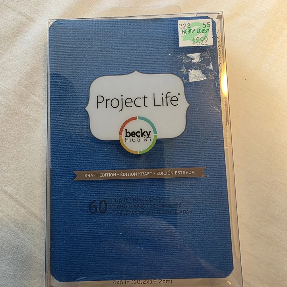 Project Life Multicolor Card Paper Craft Set with Pens NEW